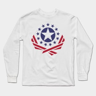 Red, White, and Bürkit Long Sleeve T-Shirt